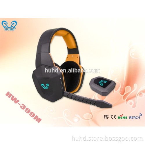 2.4Ghz fiber optical wireless Gaming Headset for PC/Mac/PS4/PS3/Xbox one/Xbox 360 Super bass gaming headphone